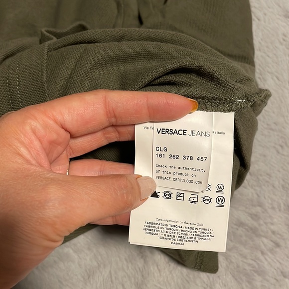 Versace Jeans Polo Shirt Long Sleeves - Picture 3 of 4